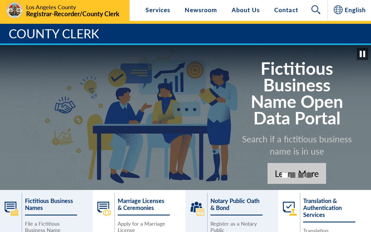 El Monte residents directory County Clerk records access