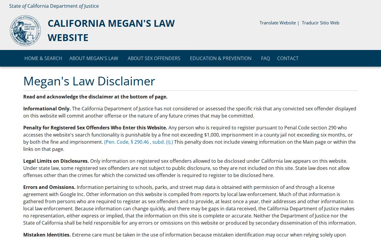 El Monte residents directory California offender registry search